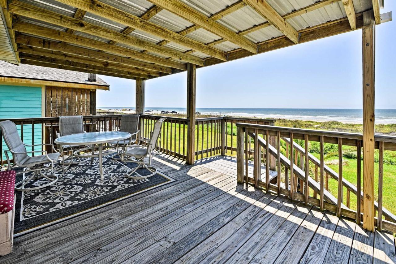 Galveston Beach House With Private Deck And Gulf Views エクステリア 写真