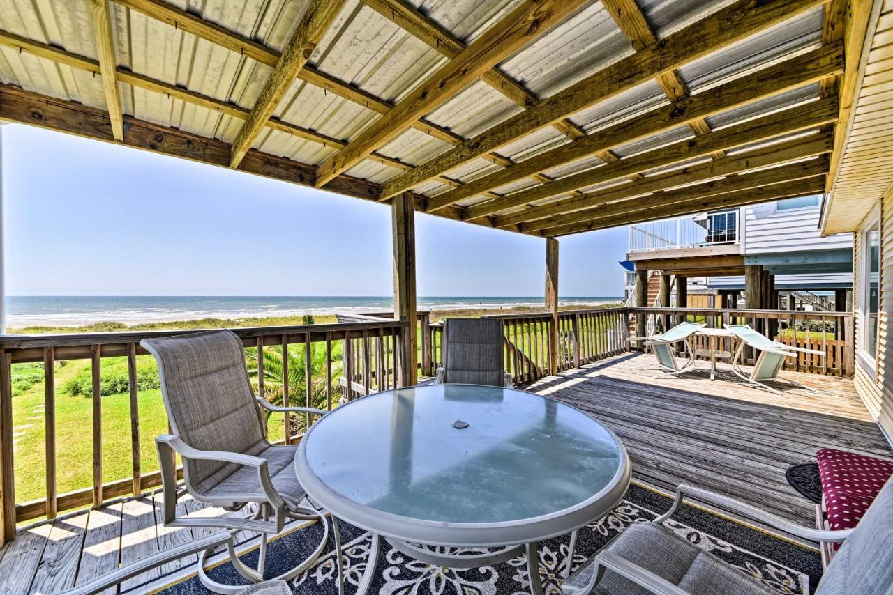 Galveston Beach House With Private Deck And Gulf Views エクステリア 写真