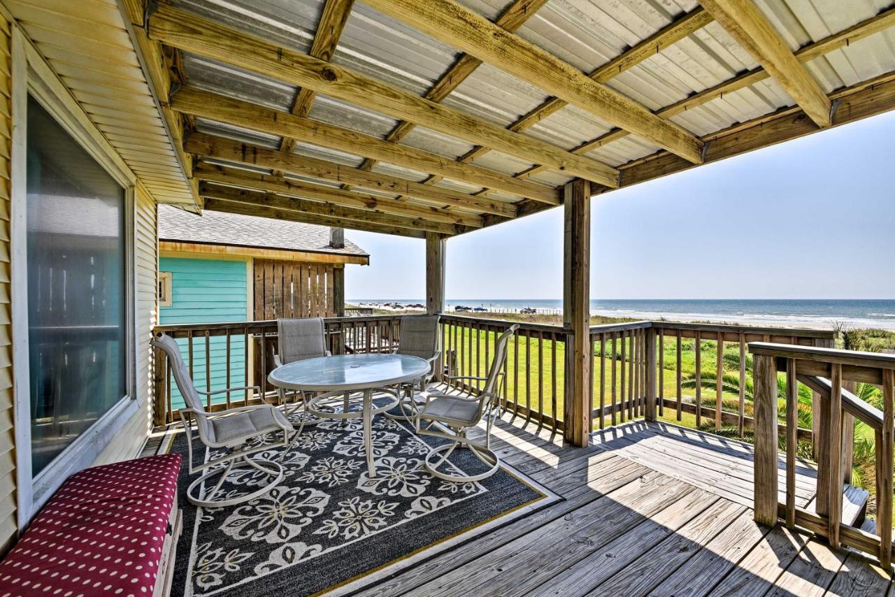 Galveston Beach House With Private Deck And Gulf Views エクステリア 写真