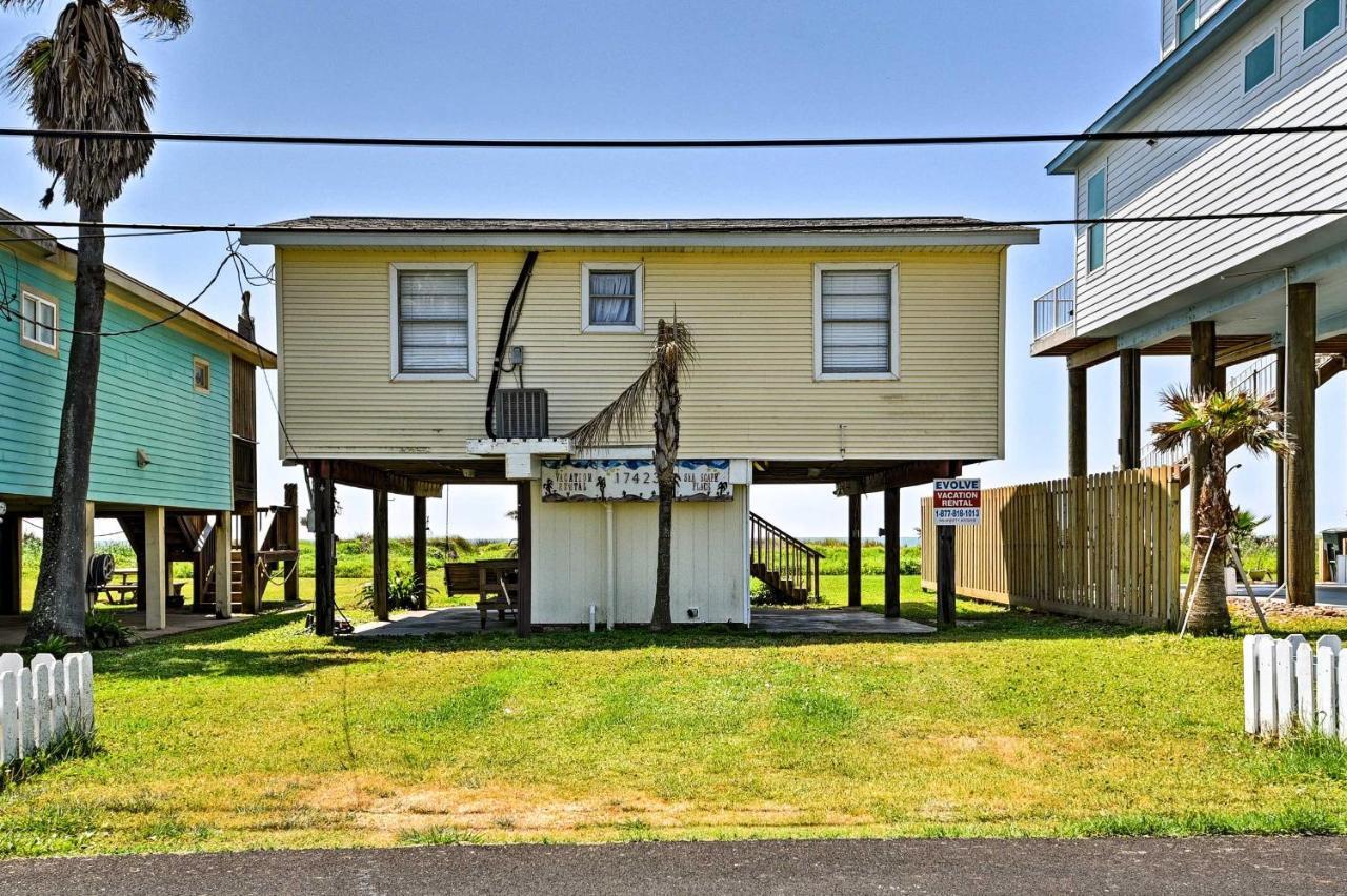 Galveston Beach House With Private Deck And Gulf Views エクステリア 写真